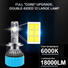 180W 18000LM Bombas de faros LED brillantes 