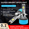 180W 18000LM Bombas de faros LED brillantes 