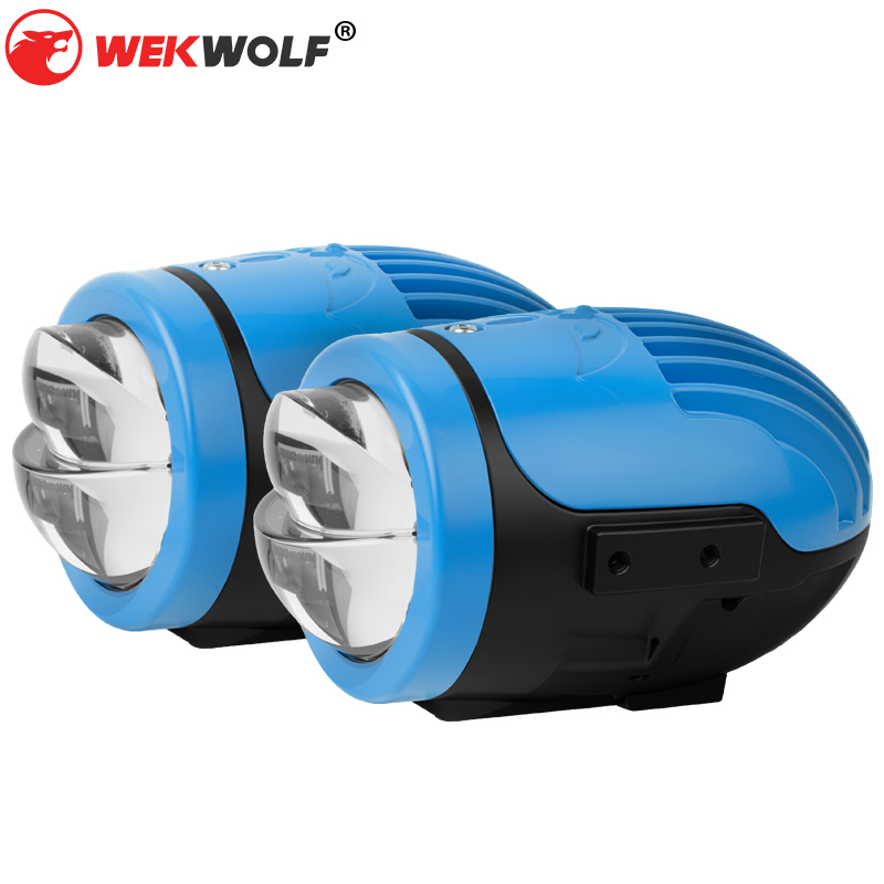 TRI COLORES IMPRESIONES DE TRI COLORES 2 pulgadas BI Proyector Fog Light Lights con control remoto