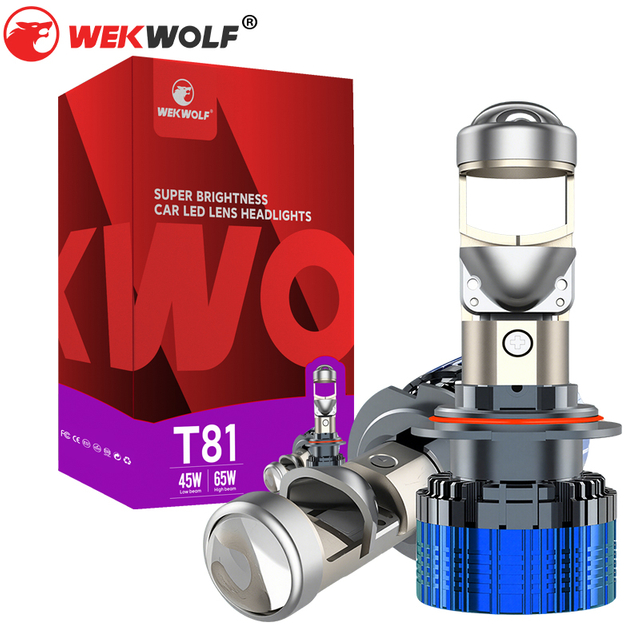 Serie T81 | 84W 8400LM Mini Proyector Lente Auto LED Bombas