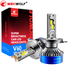 Apariencia novedosa Super Bright 240W 24000LM LED CAR SEARL V60 H4