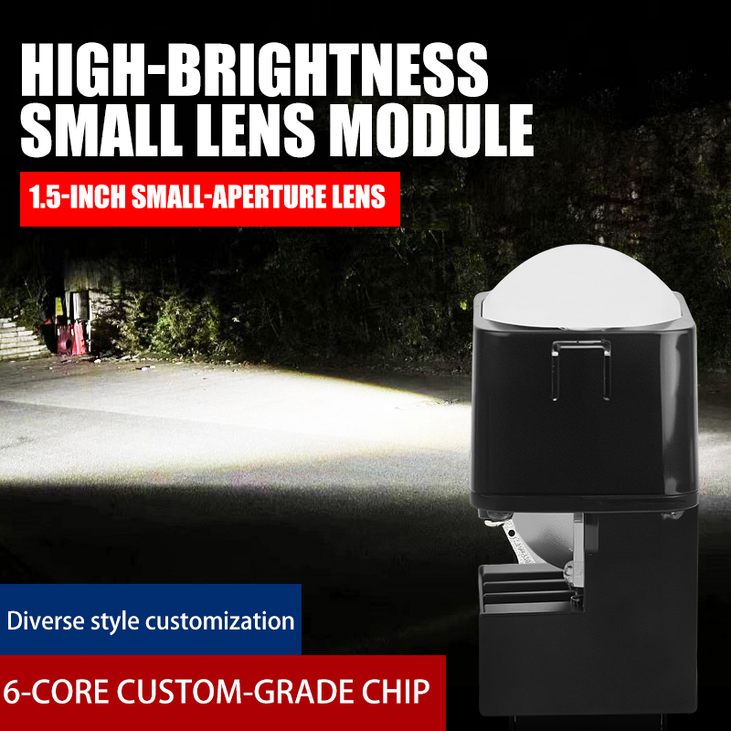 1.5 pulgadas Mini láser Hi/Lo Beam Dual Proyectores de luz Módulo de matriz Bombas de faros LED LED