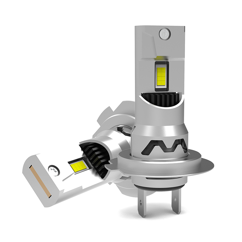 Serie V25S | 1: 1 Mini tamaño 64W 6400LM 6500K CODO BLANCO TODO EN UN BOMBLAS DEL ALEMPLO DE LED PARA CAR