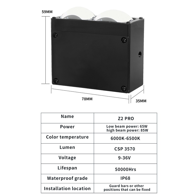 Focos de coche, luces Led de rejilla, lentes con DRL y ventilador, luz antiniebla de conducción, luces auxiliares externas para vehículos todoterreno y camiones