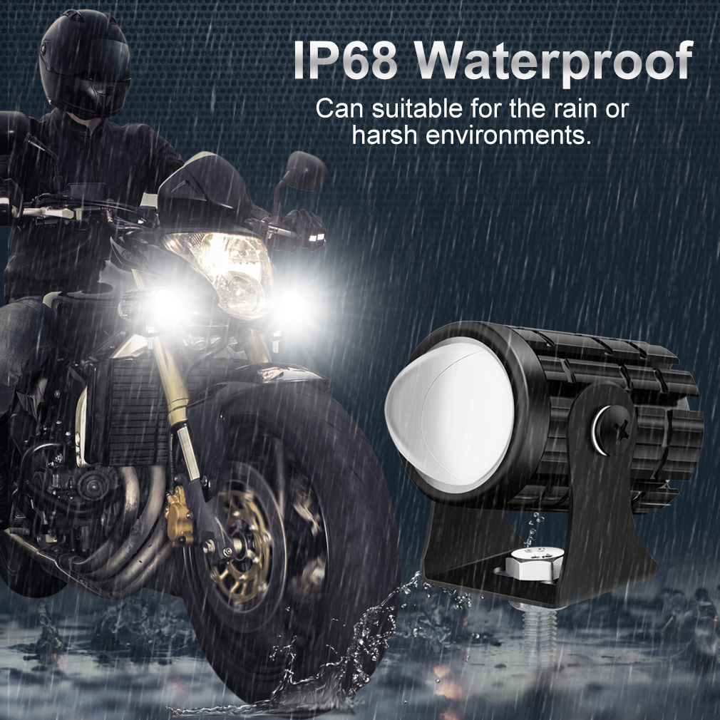 Mini focos de motocicletas impermeables