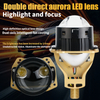 Serie T14 | 3 pulgadas de altura baja de alto rayo no destructiva doble taza RHD LHD BI LED Proyector Bulbo de faros LED LED
