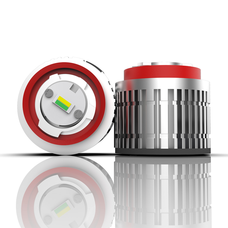 Comercio al por mayor 24W 3000LM Color dual 3000K Ámbar Amarillo Blanco 6000K Mini luz antiniebla LED para Toyota