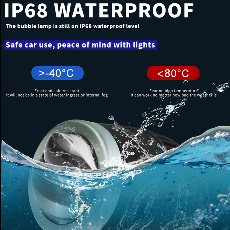 Cambio de color Cambio de 2 pulgadas Luz LED de niebla de lente BI de 2 pulgadas con control remoto