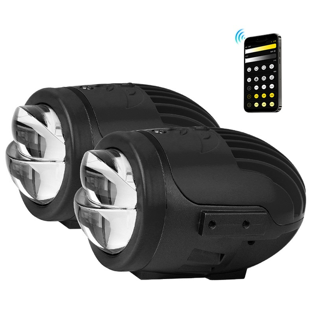 Cambio de color Cambio de 2 pulgadas Luz LED de niebla de lente BI de 2 pulgadas con control remoto