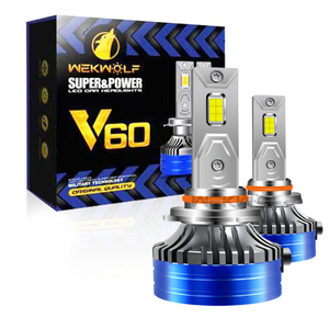 Kits de conversión de bombilla de LED súper brillantes 24000LM V60 9006/HB4 Viga baja