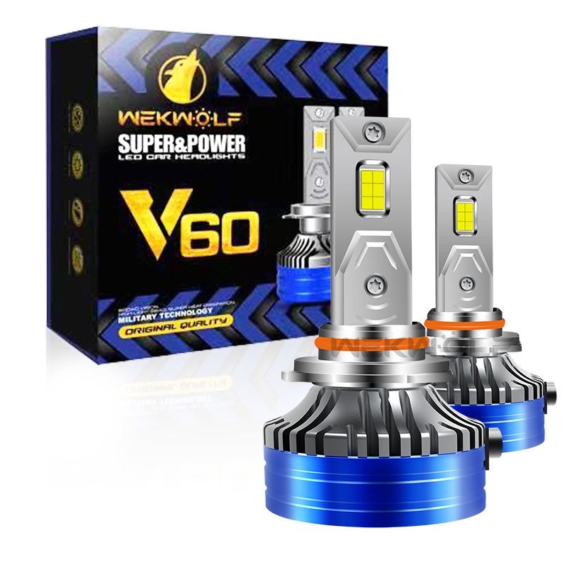 Kits de conversión de bombilla de LED súper brillantes 24000LM V60 9006/HB4 Viga baja