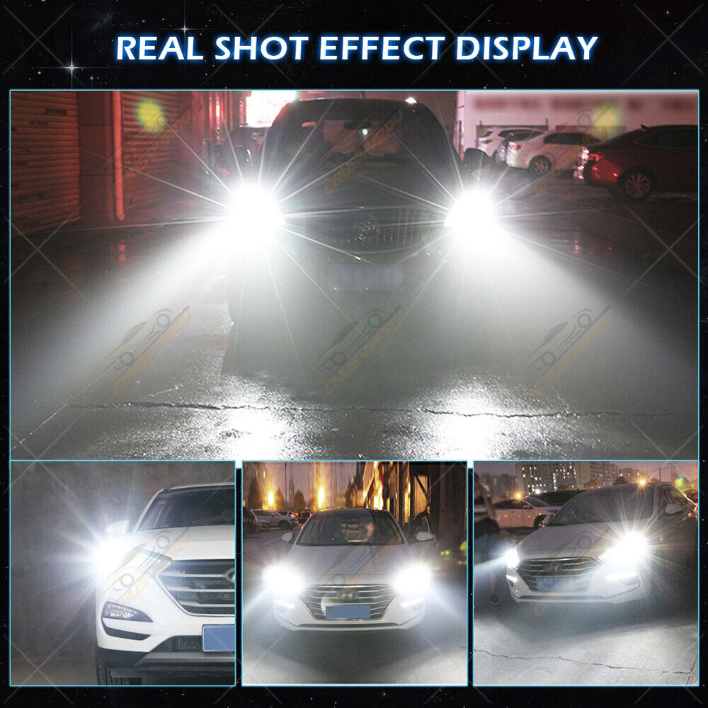 Efecto de bombilla de faros LED