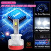 Serie D | Tres tubos de cobre Bombillas de faros LED para automóvil Canbus Serie D 180W 18000LM Bombilla de faro LED Reemplace el kit de conversión HID Xenon D1S D2S D3S D4S