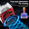 Tres tubos de cobre D1S/D2S/D3S/D4S/D8S Bombillas de faros LED 18W 18000LM 6000K tamaño 1:1 reemplazo Plug & Play para xenón HID