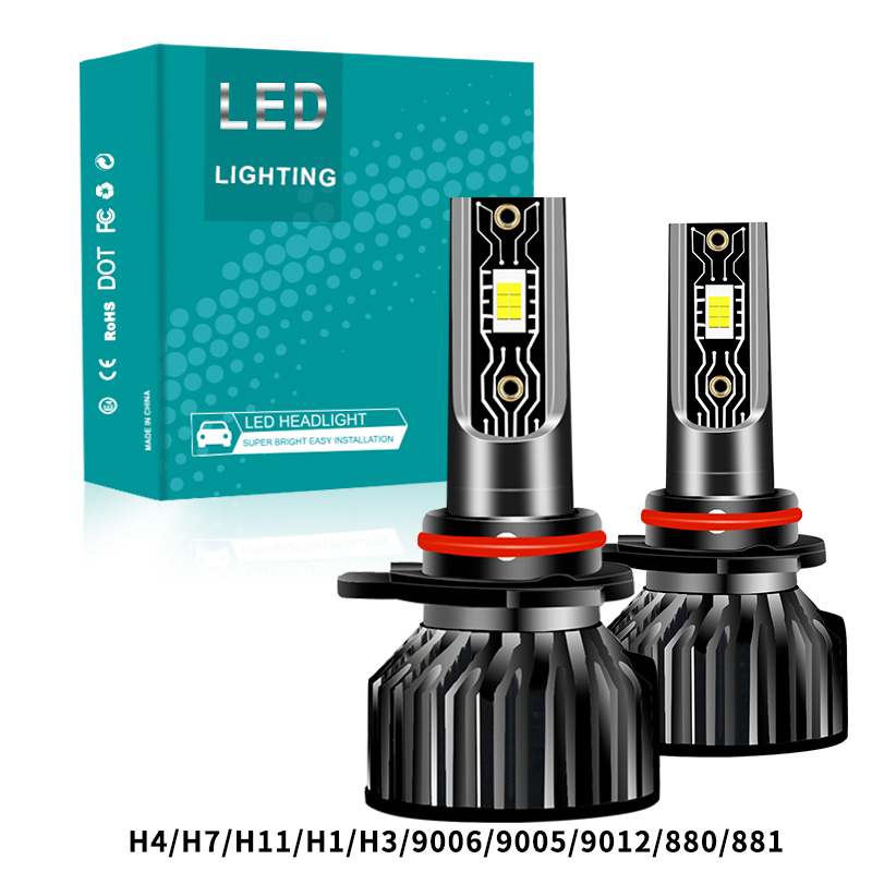 Serie V2T | Bombillas vendedoras calientes de la linterna del coche de la prenda impermeable 12V LED de la energía baja 60W 6000LM OEM/ODM