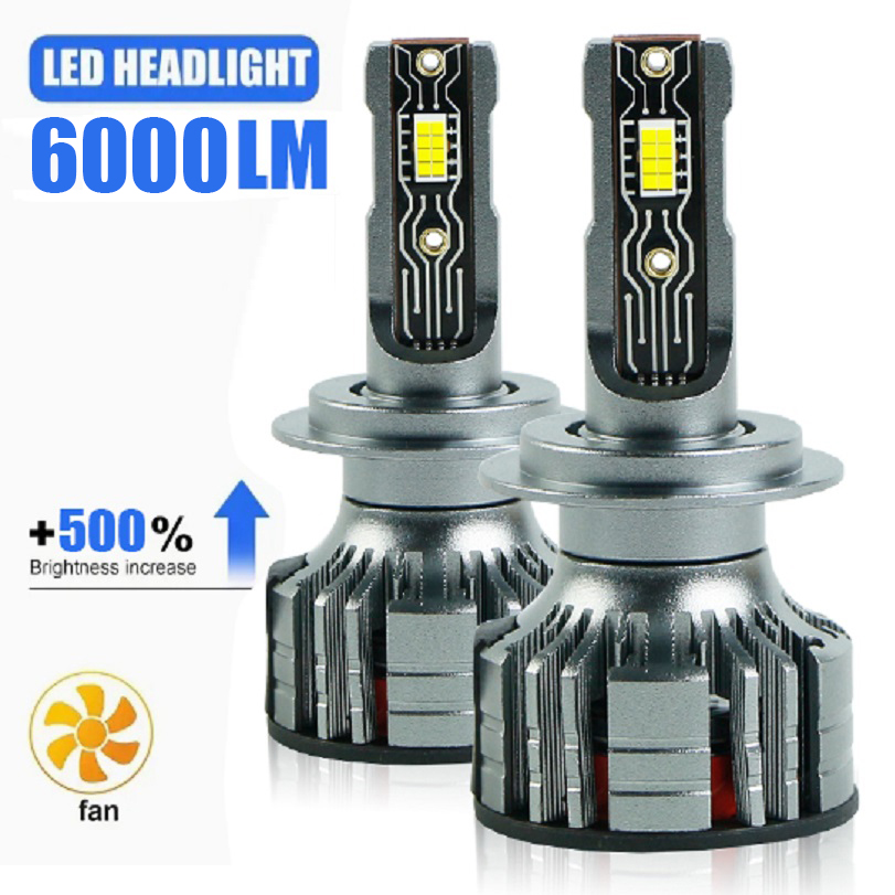 Serie A8 | Precio de fábrica Super brillante 60W 6000LM controlador lineal 12V bombillas LED para faros delanteros automotrices