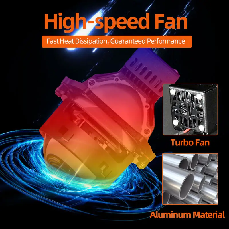 Faro láser LED de Super Cooling