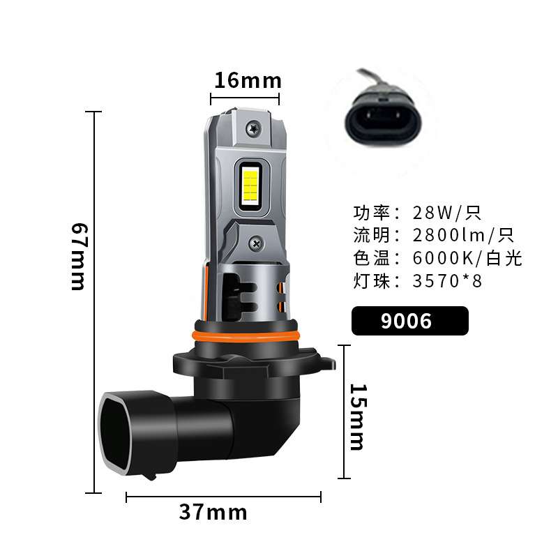 Proporción del 1:1 del tamaño del bulbo de la linterna LED del conductor linear inalámbrico brillante estupendo 12V mini para los coches