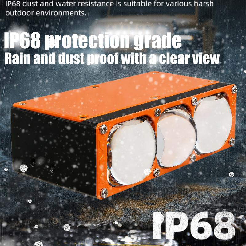 85W 3 lentes Bi Led proyector luces de parrilla de coche haz alto y bajo doble ventilador de refrigeración luces de parrilla delantera luces auxiliares para camión vehículo todoterreno SUV