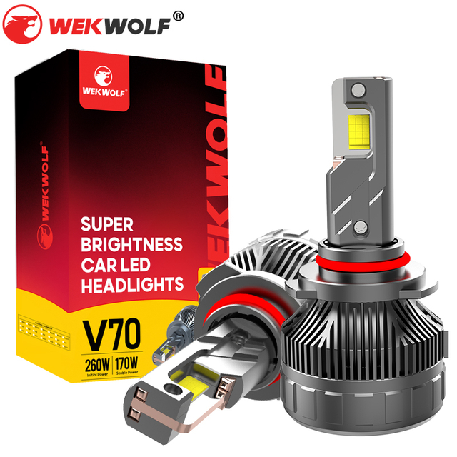 Alto brillo 29000LM 12V 280W 9005/HB3 Bombas de faros LED para automóvil