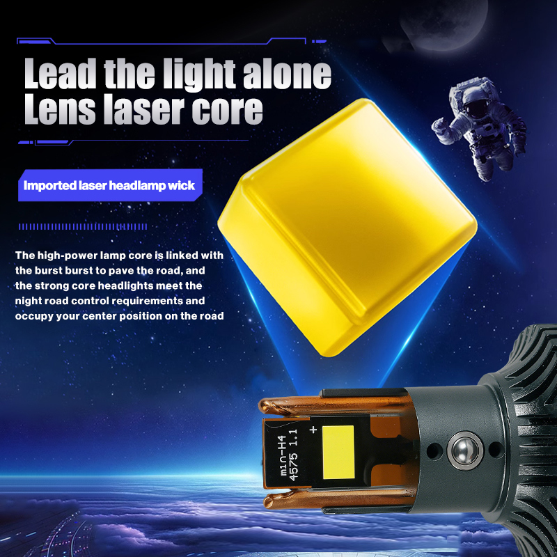 Serie T92 | Nuevo diseño Válvula solenoide H4 Proyector LED Beatlight Blubs para automóvil