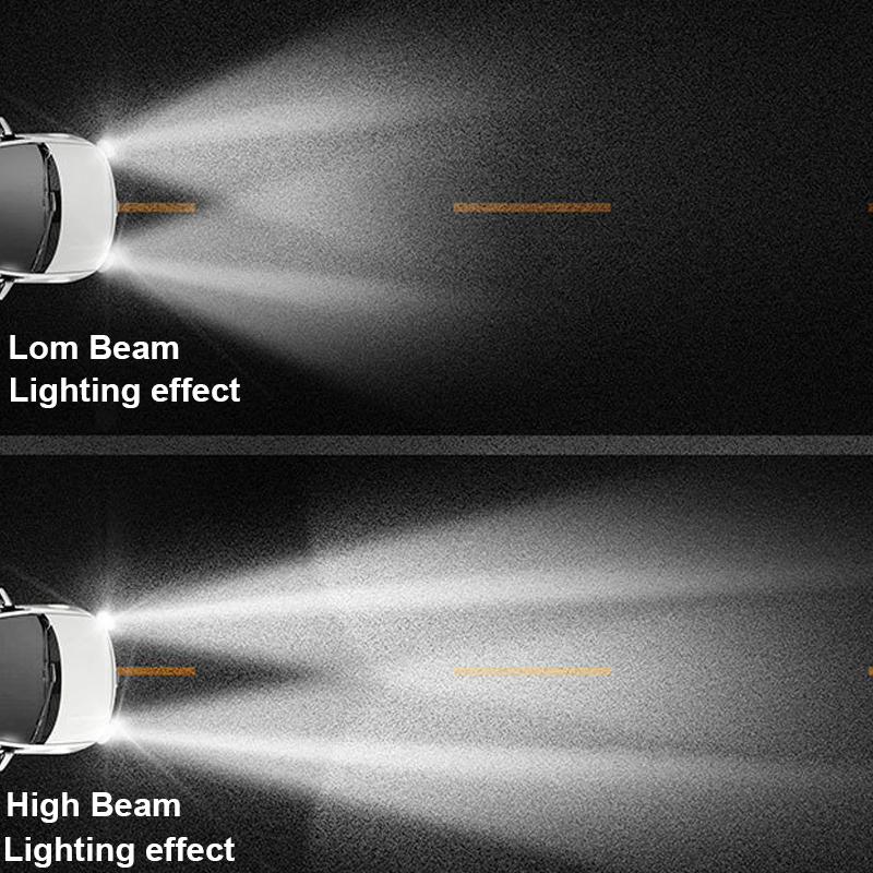 El coche barato del precio llevó las linternas automotrices de la mini luz LED brillante estupenda del bulbo 4800LM de las linternas