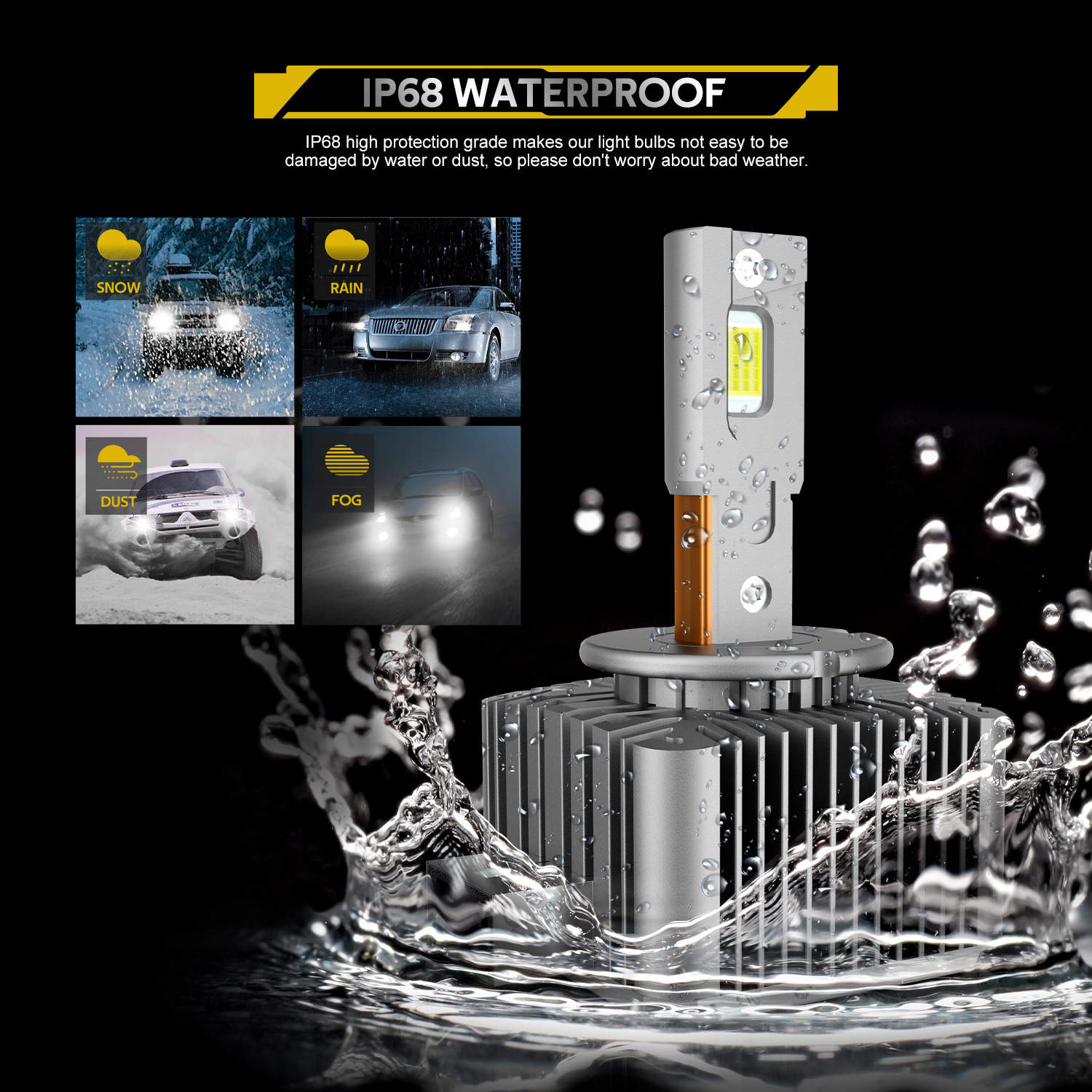 Farto LED D1S impermeable