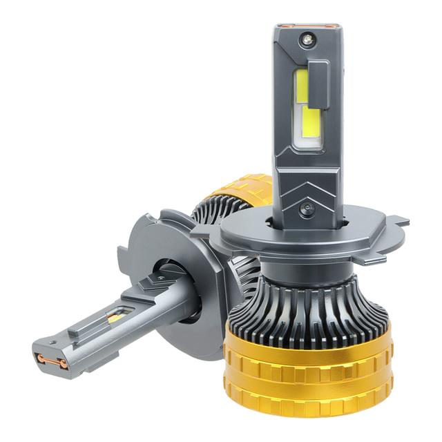 Personalización Super brillante 200W bombilla LED para faros de coche 12V 24V 6000K luces Led para coche doble tubo de cobre bombillas para faros delanteros de coche