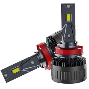 OEM ODM 130W 13000LM escogen las linternas llevadas autos del bulbo universal del faro del coche del tubo de cobre 6000K