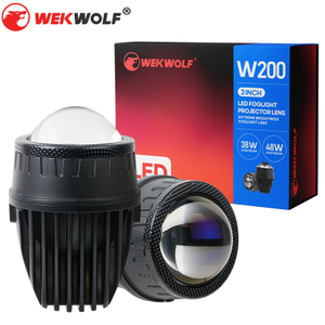 2 pulgadas OEM 12V 24V BI Proyector Lente Fog LED LED PARA CAR