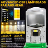 Cambio de color 6000K 4300K ​​3000K 3 Color Mini Proyector Proyector Bombas de faros LED con control remoto