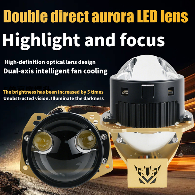  Serie T13 | 3.0 pulgadas 124W/164W láser dual directo bi proyector bimborlas de faros de carro de carro
