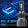 Bombillas automotrices del faro del haz alto/bajo de las linternas 6000LM del coche de OEM/ODM 60W LED de encargo