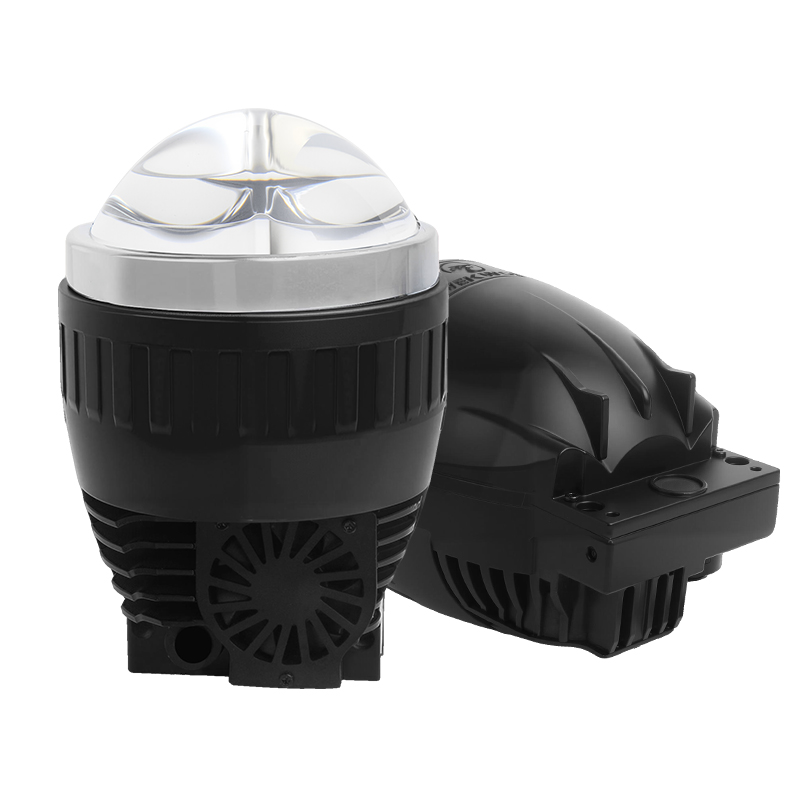 Venta al por mayor luces LED antiniebla de lente de proyección directa dual de doble copa de 3 pulgadas