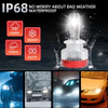 Serie D | Tres tubos de cobre Bombillas de faros LED para automóvil Canbus Serie D 180W 18000LM Bombilla de faro LED Reemplace el kit de conversión HID Xenon D1S D2S D3S D4S