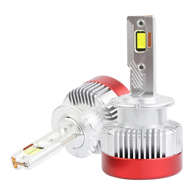 Serie D | Tres tubos de cobre Bombillas de faros LED para automóvil Canbus Serie D 180W 18000LM Bombilla de faro LED Reemplace el kit de conversión HID Xenon D1S D2S D3S D4S