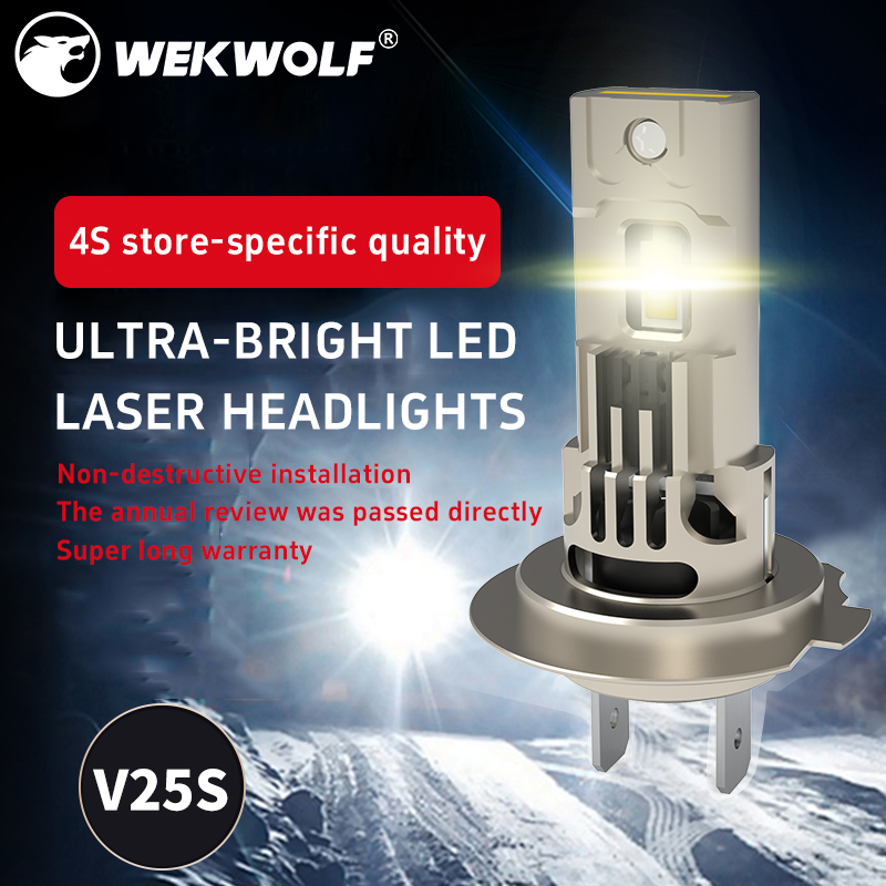 1: 1 Tamaño 70W 7000LM enchufe y reproduce la bombilla del faro LED todo en uno LED todo en uno H7 H7