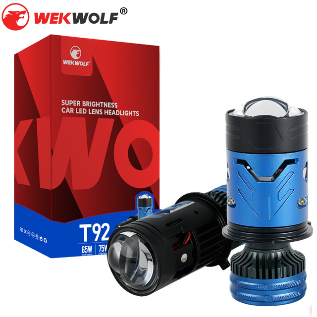 Serie T92 | Nuevo diseño Válvula solenoide H4 Proyector LED Beatlight Blubs para automóvil