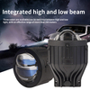 Luz LED de lente de lente LED de 3.0 pulgadas Bi con kit de modernización de faros de doble reflector