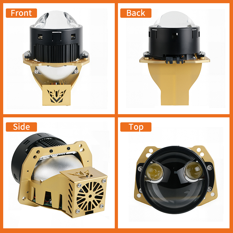 Serie T13 | 3.0 pulgadas 124W/164W láser dual directo bi proyector bimborlas de faros de carro de carro