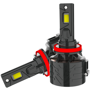 240W 25000LM Tres bulbas de faros LED de aleación de aleación de zinc de cobre para automóvil