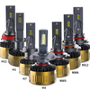 Serie M8 | Comercio al por mayor 130W 13000LM Bombillas de faros LED automotrices H7