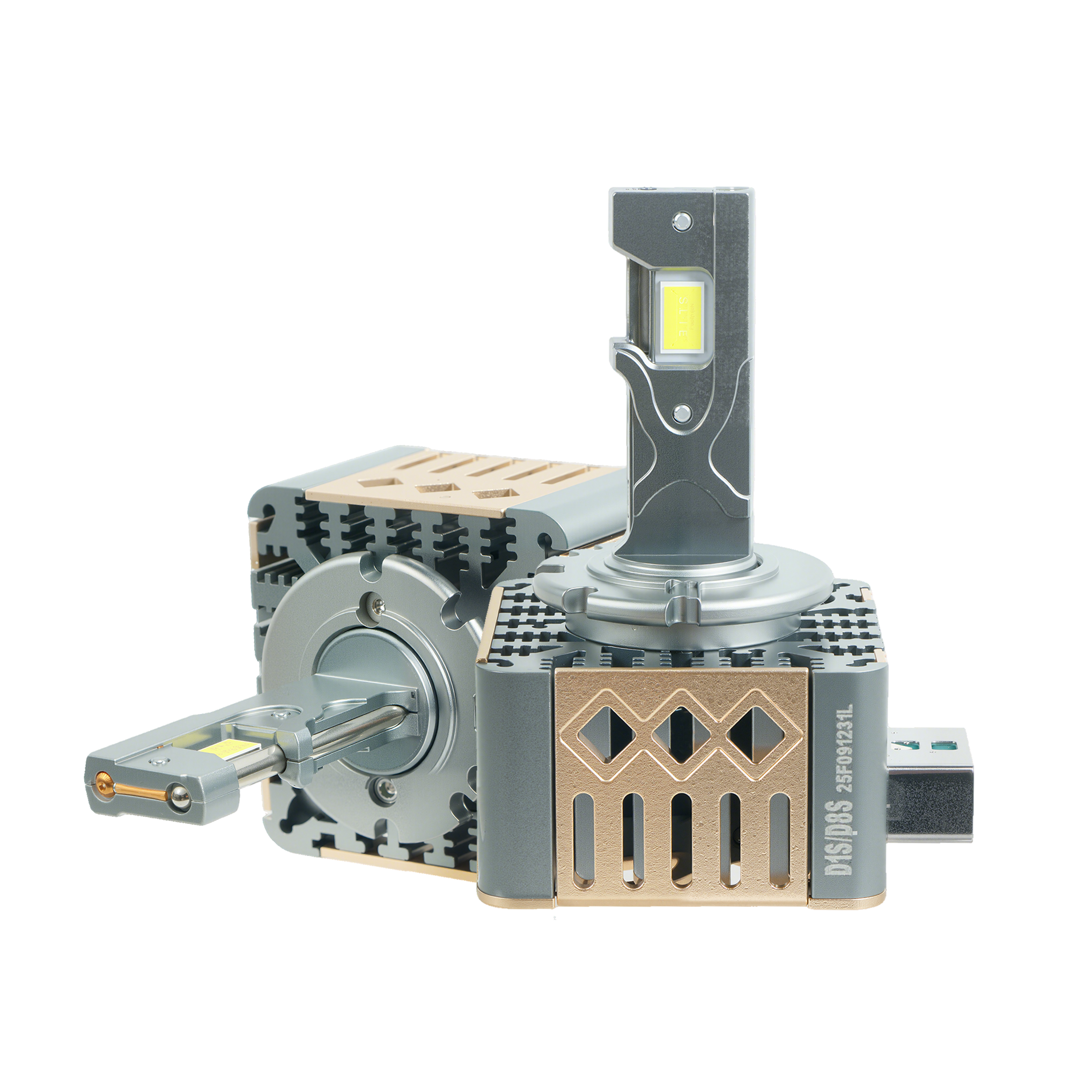 Brillo OEM 35W 10000LM 6000K Bombilla de faro LED blanco frío 1:1 D1S Bombilla HID Tamaño Bombillas de repuesto de xenón