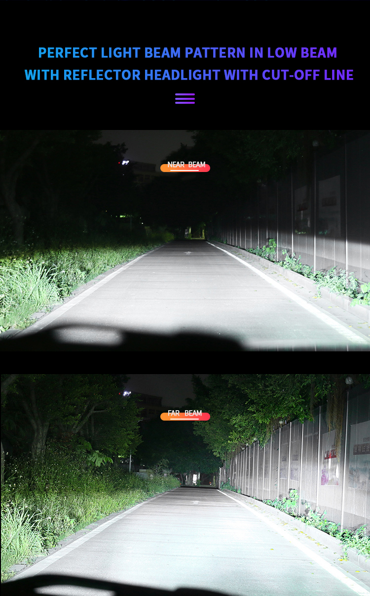 Faros LED de viga baja