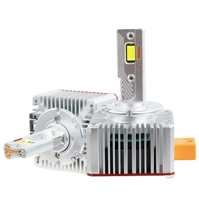 Tres tubos de cobre D1S/D2S/D3S/D4S/D8S Bombillas de faros LED 18W 18000LM 6000K tamaño 1:1 reemplazo Plug & Play para xenón HID