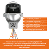 Serie T10 | Línea de corte plano Super Bright 24V 3 pulgadas 104W Viga baja 136W Viga alta Bi Proyector BI Proyector Farto LED