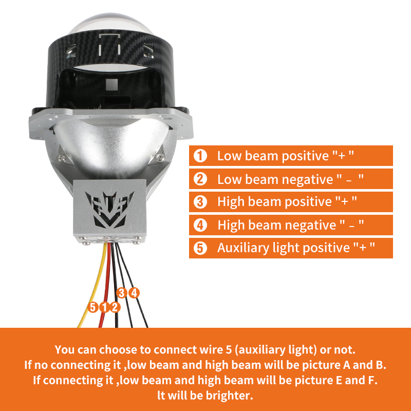 Serie T10 | Línea de corte plano Super Bright 24V 3 pulgadas 104W Viga baja 136W Viga alta Bi Proyector BI Proyector Farto LED