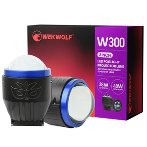 Impermeable 3 pulgadas tres colores High Bew Beam 3000K/4300K/6000K BI Proyector Lens Luz Led Luce