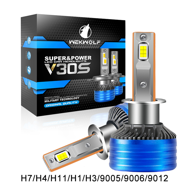 OEM Super brillante doble tubo de cobre LED bombilla de coche 120W 12000LM faros LED automotrices de haz alto y bajo