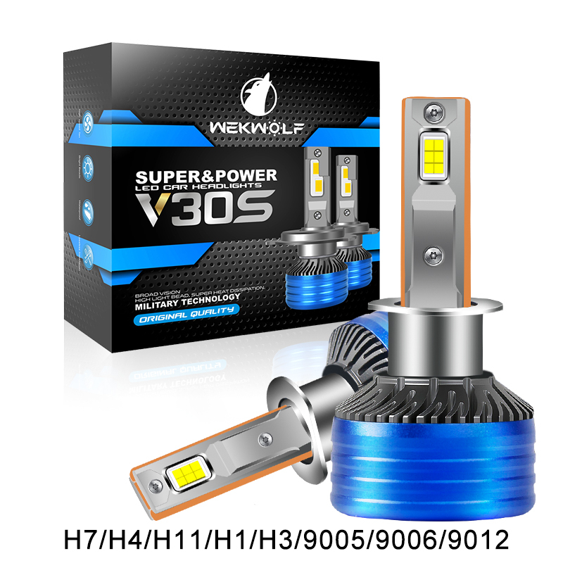 OEM Super brillante doble tubo de cobre LED bombilla de coche 120W 12000LM faros LED automotrices de haz alto y bajo